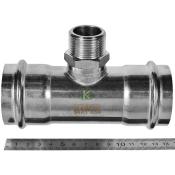 RSS-0016-000541 Rommer Тройник НР нержавейка пресс Роммер