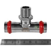 RSS-0016-001812 Rommer Тройник НР нержавейка пресс Роммер