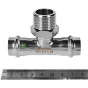 RSS-0016-001834 Rommer Тройник НР нержавейка пресс Роммер