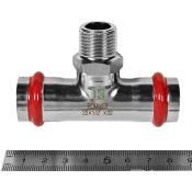 RSS-0016-002212 Rommer Тройник НР нержавейка пресс Роммер