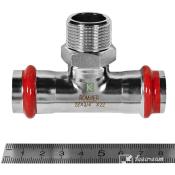 RSS-0016-002234 Rommer Тройник НР нержавейка пресс Роммер