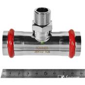 RSS-0016-002812 Rommer Тройник НР нержавейка пресс Роммер