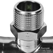 RSS-0016-002834 Rommer Тройник НР нержавейка пресс Роммер