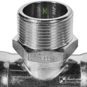 RSS-0016-042114 Rommer Тройник НР нержавейка пресс Роммер