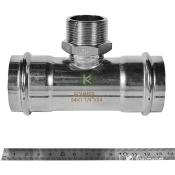 RSS-0016-054114 Rommer Тройник НР нержавейка пресс Роммер