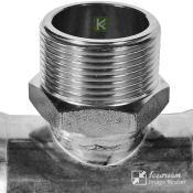 RSS-0016-054114 Rommer Тройник НР нержавейка пресс Роммер