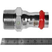 RSS-0021-000221 Rommer Переходник НР нержавейка пресс Роммер