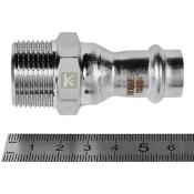 RSS-0021-001534 Rommer Переходник НР нержавейка пресс Роммер