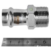 RSS-0021-001834 Rommer Переходник НР нержавейка пресс Роммер