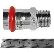 RSS-0021-002212 Rommer Переходник НР нержавейка пресс Роммер