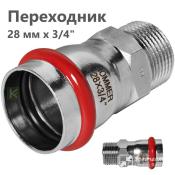 RSS-0021-002834 Rommer Переходник НР нержавейка пресс Роммер