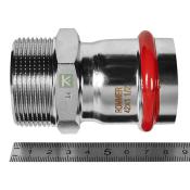 RSS-0021-042112 Rommer Переходник НР нержавейка пресс Роммер