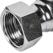 RSS-0026-000351 Rommer Переходник с накидной гайкой ВР нержавейка пресс Роммер