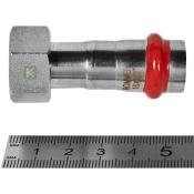 RSS-0026-001512 Rommer Переходник с накидной гайкой ВР нержавейка пресс Роммер