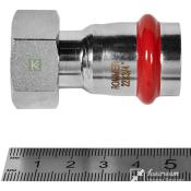 RSS-0026-002234 Rommer Переходник с накидной гайкой ВР нержавейка пресс Роммер