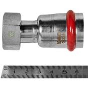 RSS-0026-002834 Rommer Переходник с накидной гайкой ВР нержавейка пресс Роммер