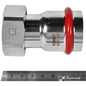 RSS-0026-042112 Rommer Переходник с накидной гайкой ВР нержавейка пресс Роммер