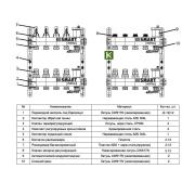 Коллектор с расходомерами SMART Install 53111S (Смарт Инстал)