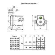 Насос SMART Install CPS 32-40 180 110104S Смарт Инстал