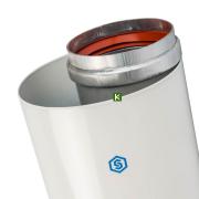 SCA-6010-001000 STOUT Труба коаксиальная 1000 мм п/м (Стаут)