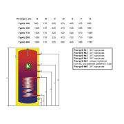 Бойлер T-TECH Megatherm inox 200 Мегатерм MTHVS1200