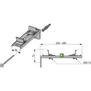 Крепление двойное удлиненное TECE 9030013 (Тесе)