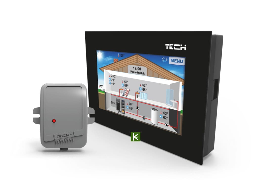 Комнатный регулятор с RS-связью TECH ST-281c