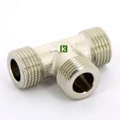 Тройник Н никелированный TIEMME 1500233