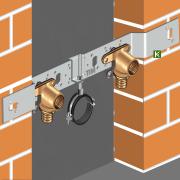 Кронштейн планка для водорозеток TIM FZ075/150R