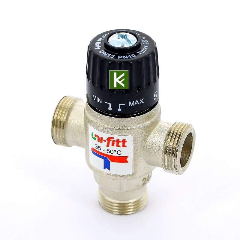 Трехходовой термостатический клапан Uni-Fitt 351N3130 Юнифит