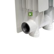 Радиатор алюминиевый Uni-fitt 950A2106 200/100 6 секций (Юнифит)