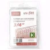 Комплект UNI-FITT KIT0134SIL10 для подключения радиатора 1"х3/4" Юнифит 