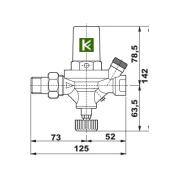 Подпиточный клапан Watts ALIMAT ALOMD 10004890 (Ваттс)