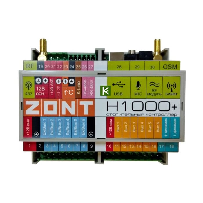GSM автоматика отопления дома Zont H_1 (Зонт)